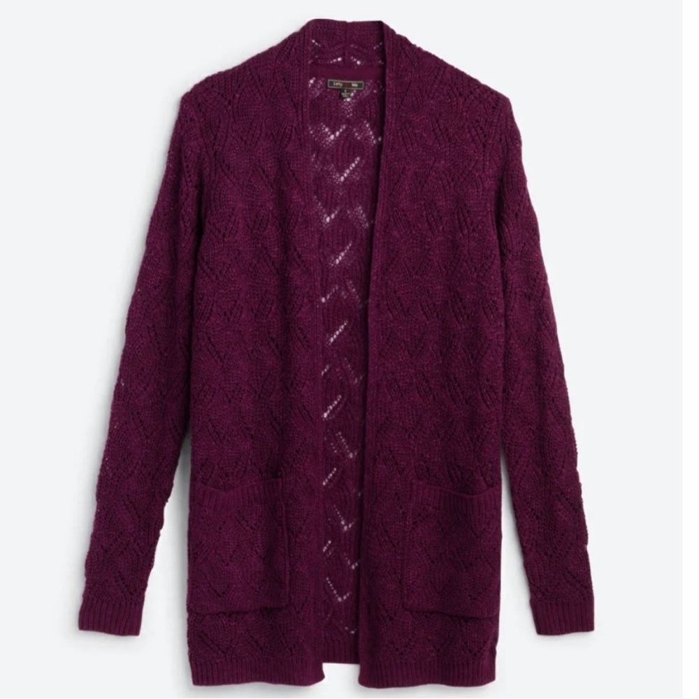 Stitch Fix l Lety & Me Bristol Pointelle Cardigan, Small